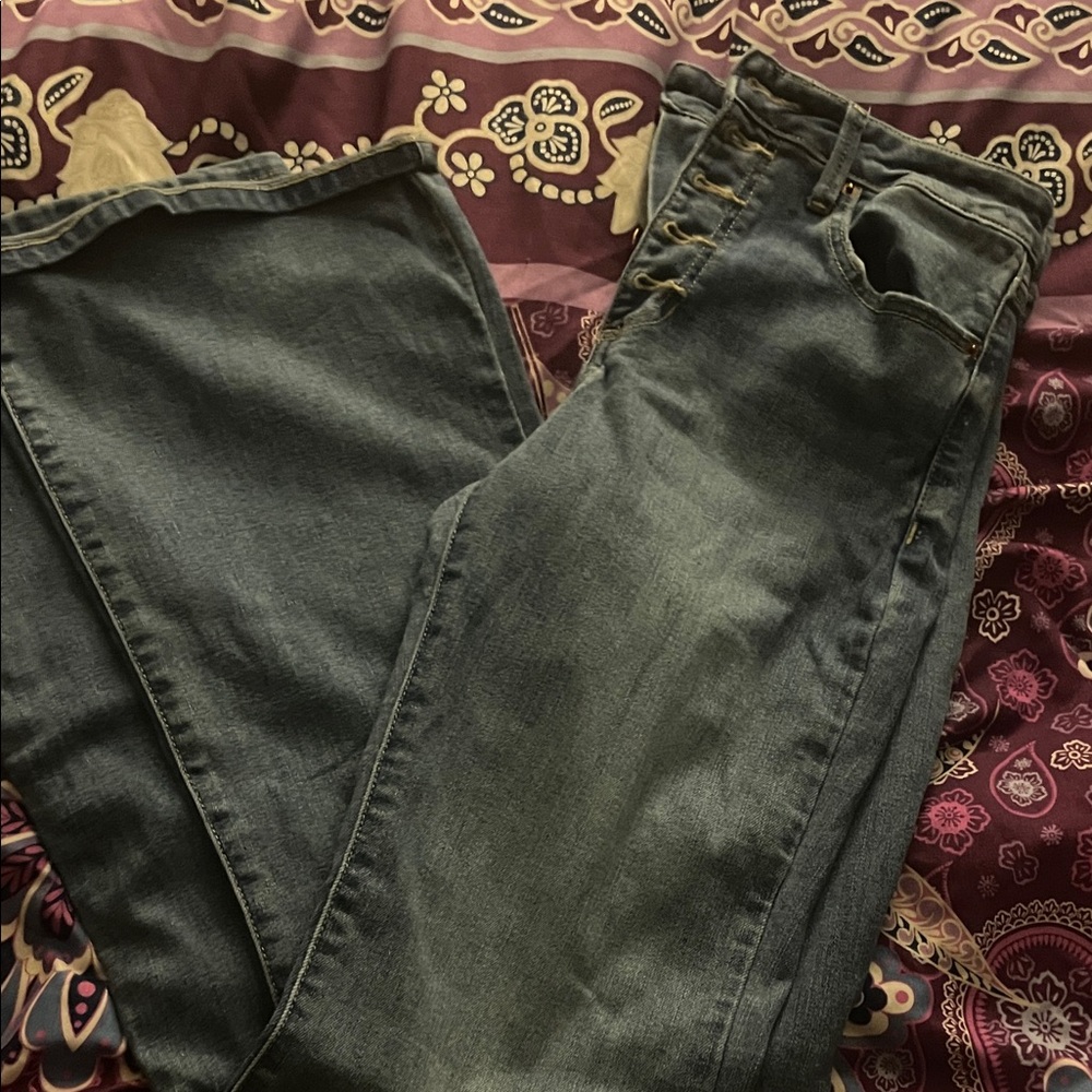 Sneak Peek Dark Blue Denim Jeans